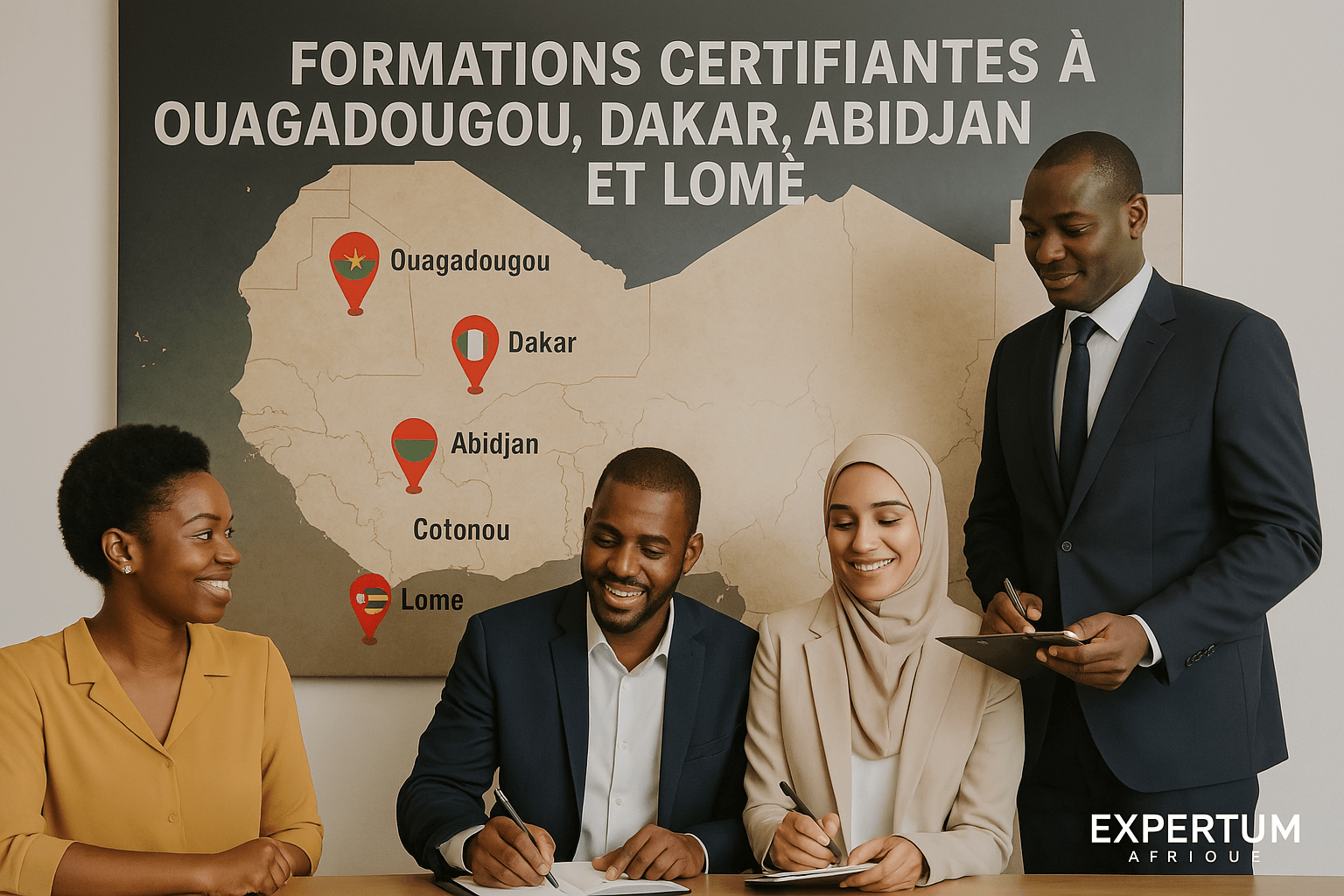 Où se former en Afrique francophone ? Focus sur Ouagadougou, Dakar, Abidjan, Cotonou et Lomé